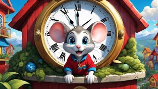 Hickory Dickory Dock Rhyme Song  Popular Nursery Rhyme amp Kids Song  Kids Poem [upl. by Gelasias]