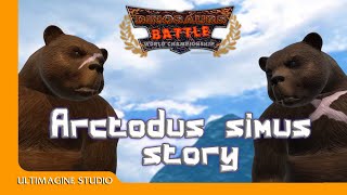 DinosaursBattle  Arctodus simus story dinosaur jurassicworld dinosaursbattle dinosaurs [upl. by Callie802]