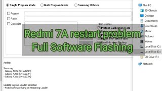 redmi 7A restart problem hangonlogo androidphone fullsoftware youtubevideos [upl. by Shaya284]