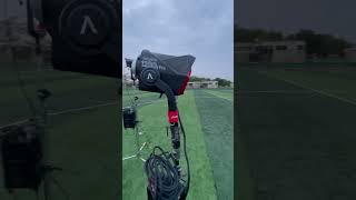 Aputure LS 1200D PRO and Aputure 600d Pro ready to light football game sceneshorts [upl. by Atikir]