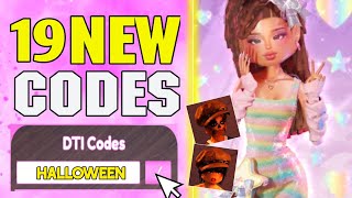 NEW CODES ROBLOX DRESS TO IMPRESS CODES 2024  DTI CODES  DTI HALLOWEEN UPDATE [upl. by Bust]