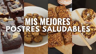 5 Postres Saludables y Rápidos  mis favoritos [upl. by Arayt]