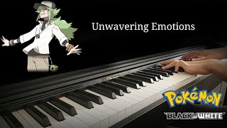 Unwavering Emotions  Pokemon Black amp White  Piano [upl. by Euf]