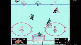 NHL 94 Franchise Mode 1990 Regular Season G32  Len the Lengend SJ at TJ FLA [upl. by Seiden]