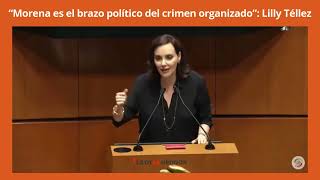 “Morena es el brazo político del crimen organizado” Lilly Téllez [upl. by Ailaro661]