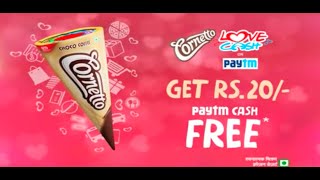 Cornetto Paytm Cash Promo [upl. by Ayvid681]