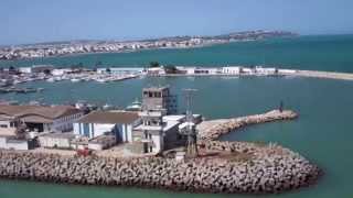 Leaving the Port of La Goulette Tunisia by Cruise Ship 4x speed fast time lapse  9th July 2014 [upl. by Aicenav]