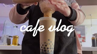 tasty okinawa milk tea 🤎🥛  cafe vlog  episode 6  boba shop✨ [upl. by Srevart]