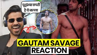 Gautam Gulati Reaction ON Abhisheks Performance in Big Boss 17  Big Boss 17 [upl. by Arch806]