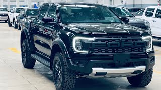 Ford Ranger Raptor 20L BiTurbo 4WD 10 AT  Interior and Exterior  Black Color [upl. by Kus]