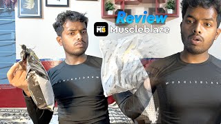 Muscleblaze Compression Tshirts Gym tshirt for men  Muscleblaze Best Quality [upl. by Dori]