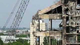 Demolition of TU Delft Architecture  Partial collapse [upl. by Towrey]