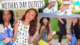 MY MOM STYLES MY OUTFITS  MyLifeAsEva [upl. by Ogilvie525]