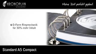 Chronoplan Terminplaner Leder A5 50172 Standard [upl. by Ssidnac403]