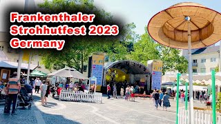 Frankenthaler Strohhutfest 2023  Frankenthal Strohhutfest  Straw Hat Festival Germany [upl. by Airyk]