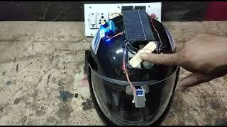 Solar Cool Helmet with Wiper System [upl. by Wandy682]