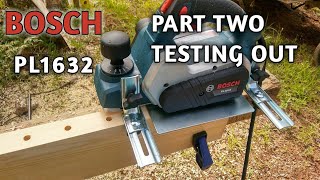 Bosch planer pl1632 part two assembly and testing [upl. by Ilatan]