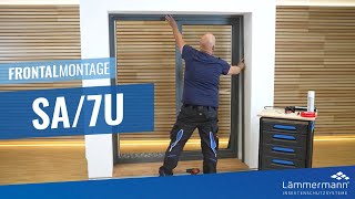 Schiebeanlage SA7U Frontalmontage ins Mauerwerk [upl. by Yttak]