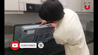 how to install gas stove  kitchen stove installation  install gas stove  kitchen gas hob install [upl. by Mcquade]