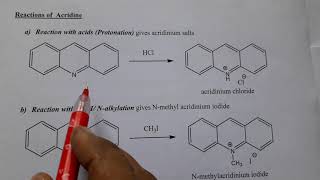 ACRIDINE  Synthesis Reactions and Medicinal uses [upl. by Lower898]