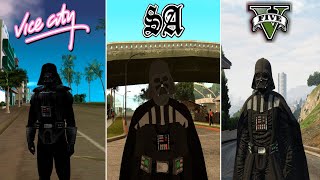 Darth Vader in GTA Games Evolution [upl. by Ttezzil]