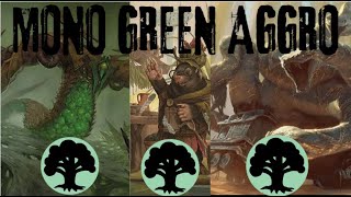 MTG Arena Standard Mono Green Aggro Counters Deck [upl. by Nerraj]