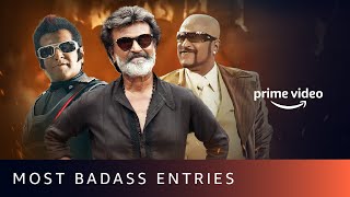 Rajinikanths Most Badass Entry Scenes  Annamalai Sivaji 20 Kaala  Amazon Prime Video [upl. by Granthem]