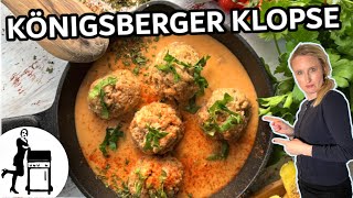 Königsberger Klopse im BBQ Style  Rezept für Grill UND Küche  Die Frau am Grill [upl. by Riannon]