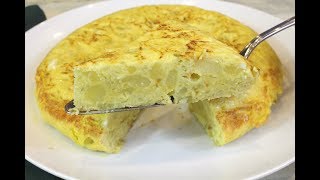 Tortilla de patata y pimiento con Thermomix  Receta ligera [upl. by Animar]