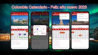 Colombia Calendario 2023 con días festivos 2023 2024 2025 [upl. by Anerrol]