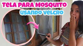 Tela de Mosquiteiro usando Velcro  Faça Você Mesmo  DIY [upl. by Inohtna]