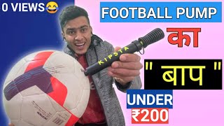 best football pump in indiakipsta dualdouble action pump reviewhow to fill air in football [upl. by Reena268]