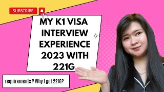 MY K1 VISA INTERVIEW EXPERIENCE 2023  REQUIREMENTS  US EMBASSY KUWAIT [upl. by Enogitna996]