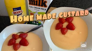 Home made custard South African [upl. by Ennairol]