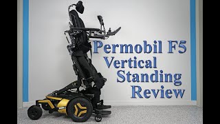 Permobil F5 Standing Version 2  Review 3671 [upl. by Ernaldus240]