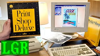 Broderbunds Print Shop Deluxe – An LGR Retrospective [upl. by Ericha]