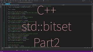 Learn stdbitset binary operations in C  Part 2  Math amp Logic [upl. by Bumgardner]