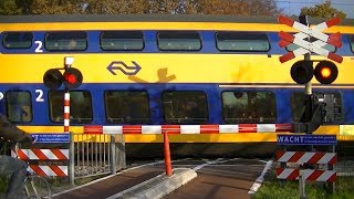 Spoorwegovergang Harderwijk  Dutch railroad crossing [upl. by Aushoj]