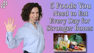 Top 5 Foods You Need to Eat Every Day for Stronger Bones with Osteoporosis [upl. by Akiehs657]