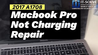 2017 A1708 Charger Port Replacement on Macbook Not Charging Repair [upl. by Sakmar141]