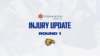 SJOG Health Care Injury Update Round 1 [upl. by Yrekcaz]