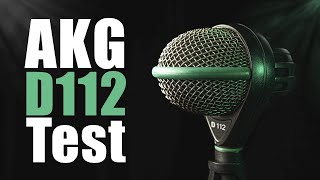 AKG D112 amp Audix D6 comparison Hartke HA 5000 bass amplifier [upl. by Raynell]