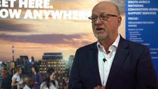 Minister of Tourism in South Africa Derek Hanekom Business Events [upl. by Arreis]