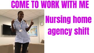 COME TO WORK WITH ME NURSING HOME AGENCY DAY SHIFT  Nicywangui [upl. by Ydnar]