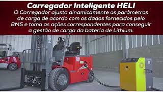 Empilhadeira Elétrica com Bateria de Lithium Heli [upl. by Nostrebor]