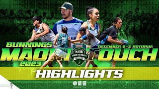 Highlights  Wairere v Tauranga Moana  Tāne Pool A  Bunnings Māori Touch Nationals 2023 [upl. by Dita]