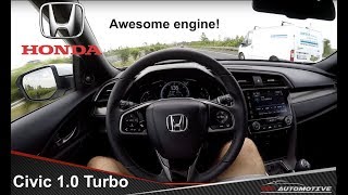 Honda Civic 5D 10 VTEC Turbo Executive POV Test Drive  Acceleration 0  160 kmh [upl. by Chelsie]