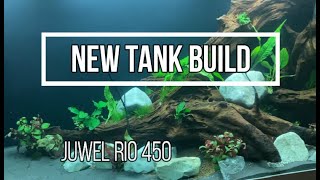 NEW TANK BUILD Juwel rio 450 Aquarium [upl. by Isman596]