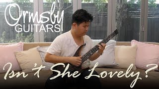 Isnt She Lovely  Ormsby Guitars GOLIATH GTR 7 string headless [upl. by Acinaj]