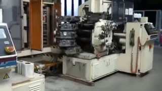 Hinterkopf used tube printing and lacquering machine [upl. by Suravaj]